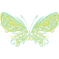 Spring Myth Fantastic butterfly embroidery design