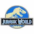 Jurassic world logo embroidery design
