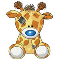 Twiggy Giraffe 2 machine embroidery design