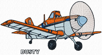 Disney Planes Dusty machine embroidery design