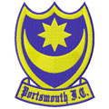 Portsmouth FC logo machine embroidery design