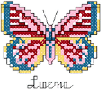 butterfly machine embroidery design