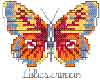 free cross stitch butterfly embroidery