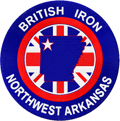 british iron northwest arkansas embroidery logo