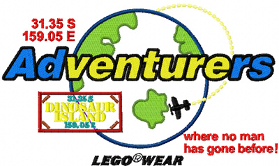 lego wear adventure embroidery logo