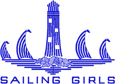 customer logo sailing girls design