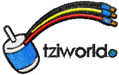 tziworld embroidery uniform logo