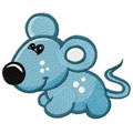 Cute Mouse machine embroidery design