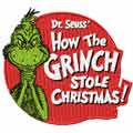 How the Grinch stole Christmas machine embroidery design