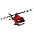 Helicopter machine embroidery design
