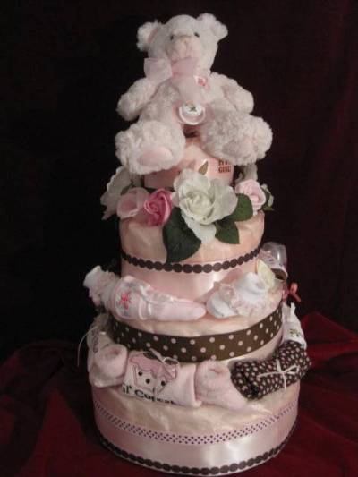 Example of the diaper cake