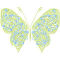Heart of brook butterfly machine embroidery design