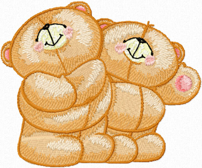 Forever Friends machine embroidery design
