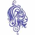 Zodiac Sign Lion free machine embroidery design