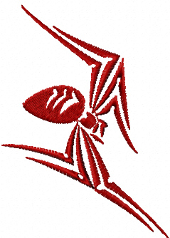 spider machine embroidery design for free download