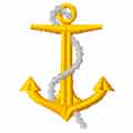 Anchor free machine embroidery design