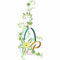 Basket of flowers Free embroidery design