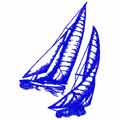 Yachts free machine embroidery design