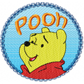 Free embroidery design Winnie Pooh Logo