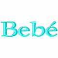 Bebe free embroidery design logo