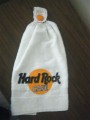 This is the pattern of the Hard Rock Cafe that I put onto a hanging kitchen towel.