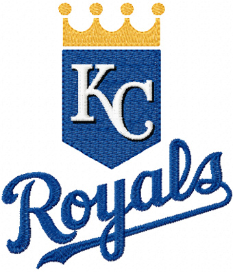 Logo Design Kansas City on Kansas City Royals Logo Machine Embroidery Design