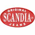Scandia Jeans logo free machine embroidery design