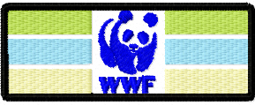 WWF Logo free machine embroidery design