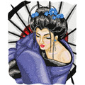 Geisha with umbrella 2