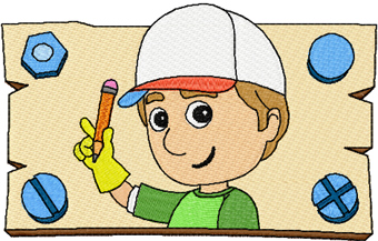 Handy manny embroidery design for janome machine