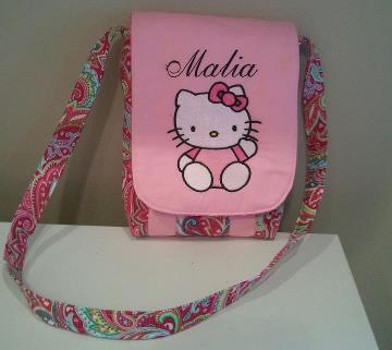 hello kitty embroidered bag