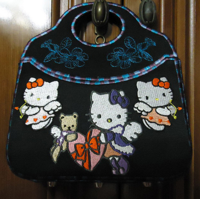 hello kitty outlet bag design embroidered