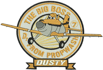 Dusty Crophopper machine embroidery design