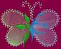 Free butterfly embroidery design