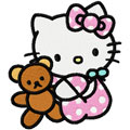 Hello Kitty with toy
