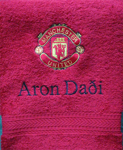 manchester united embroidery