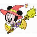 Minnie Mouse Helloween machine embroidery design