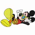 Mickey Mouse relax machine embroidery design