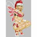 sexy Christmas fairy machine embroidery design for Christmas gift