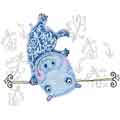 Tokidoki Alice in Wonderland machine embroidery design