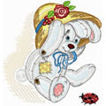 Pucca Happy Together embroidery design