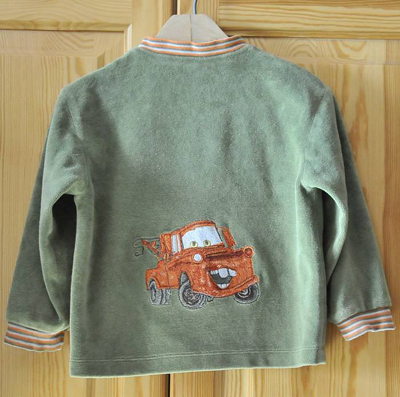 cardigan with mater disney embroidery designs