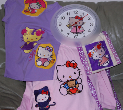 lots of hello kitty machine embroidery designs