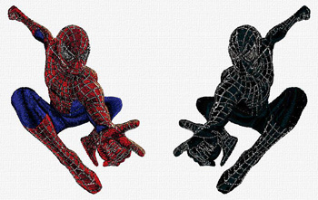 spiderman machine embroidery design