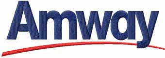 Amway logo machine embroidery design