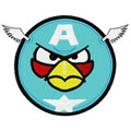 Angry birds blue 2 machine embroidery design