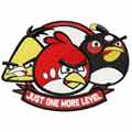 Angry Birds game embroidery design