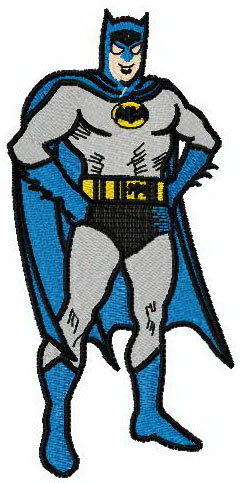 Batman 11 machine embroidery design