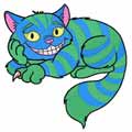 Cheshire Cat 10 embroidery design