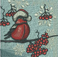 Christmas bookmark 5 machine embroidery design